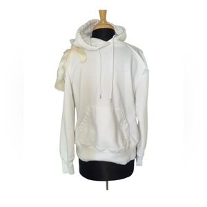 SACAI Women’s White Sculptural Hoodie